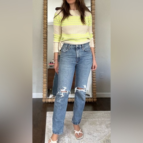 Agolde Mia Distressed Jeans size 26 - Picture 2 of 12